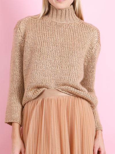 CASHMERE TURTLENECK SWEATER