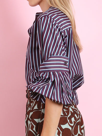 ROLLED CUFF BUTTON DOWN SHIRT