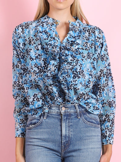 FLOWER FIELD PISCINA BASE FRILL SHIRT