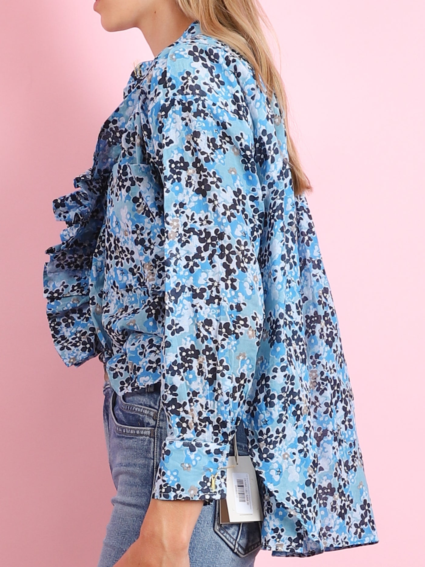 FLOWER FIELD PISCINA BASE FRILL SHIRT