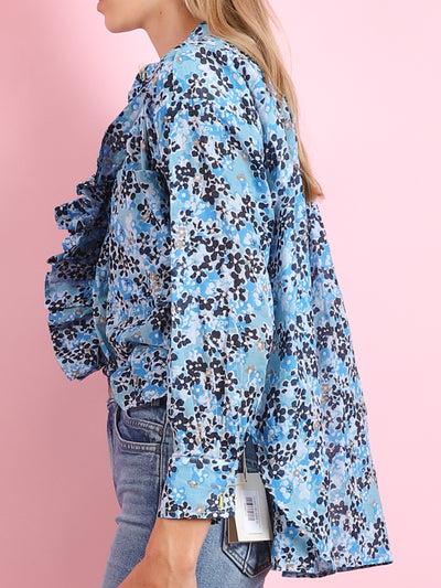 FLOWER FIELD PISCINA BASE FRILL SHIRT