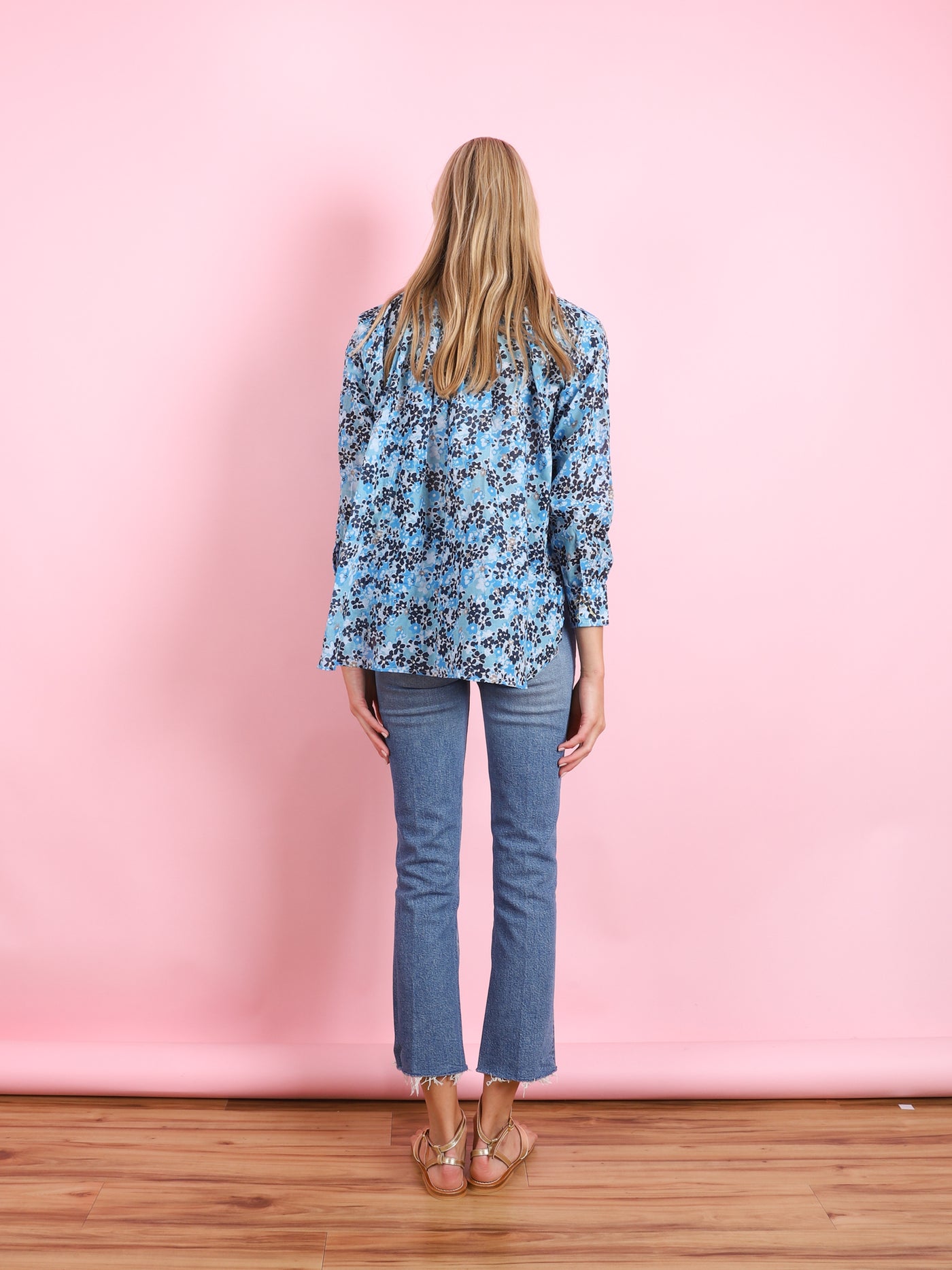 FLOWER FIELD PISCINA BASE FRILL SHIRT