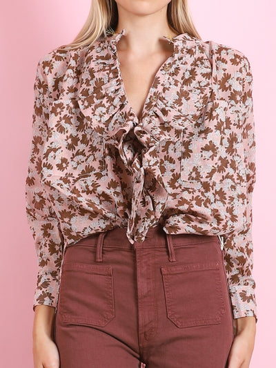 MARGARITA PEONY BASE FRILL SHIRT