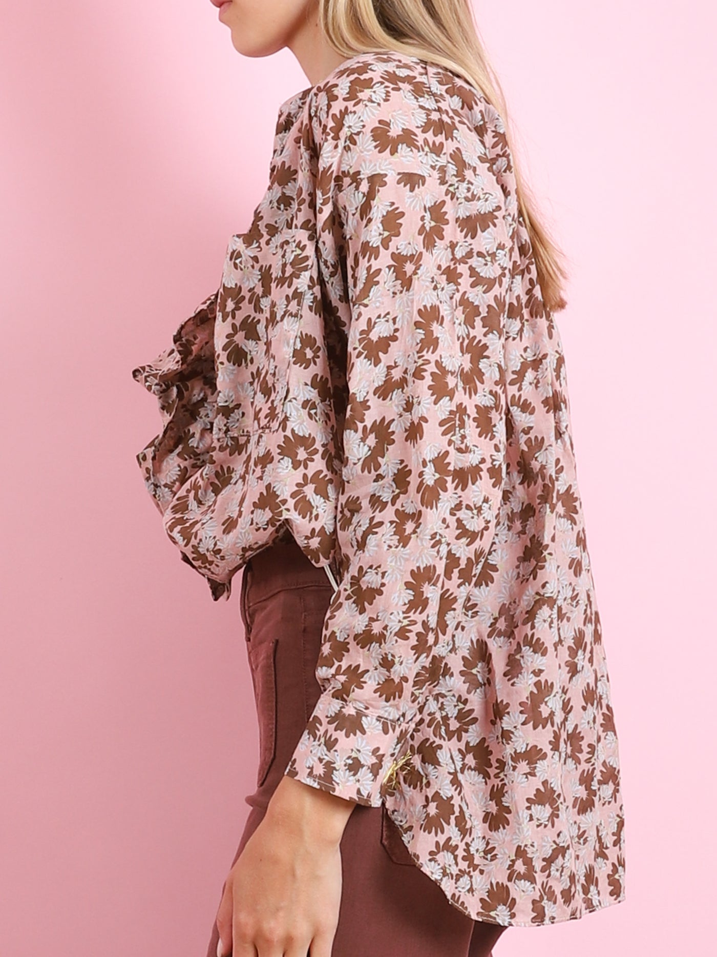 MARGARITA PEONY BASE FRILL SHIRT