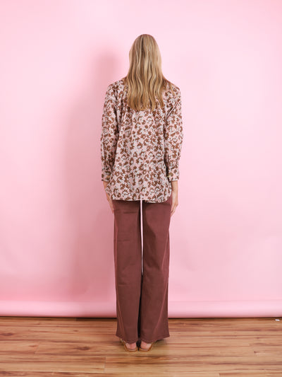 MARGARITA PEONY BASE FRILL SHIRT