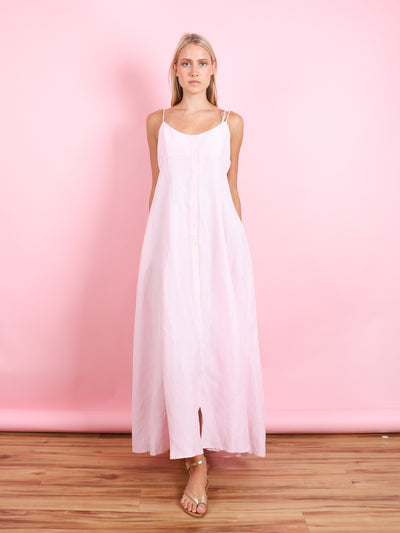 HIGH GARDEN MAXI DRESS IN PINK