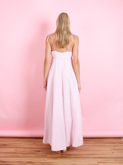 HIGH GARDEN MAXI DRESS IN PINK