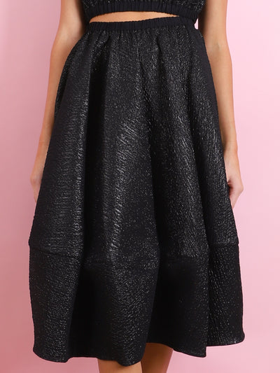 SHIMMER MIDI SKIRT