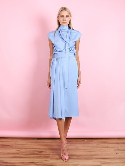 RIBBON NECK BLOUSE
