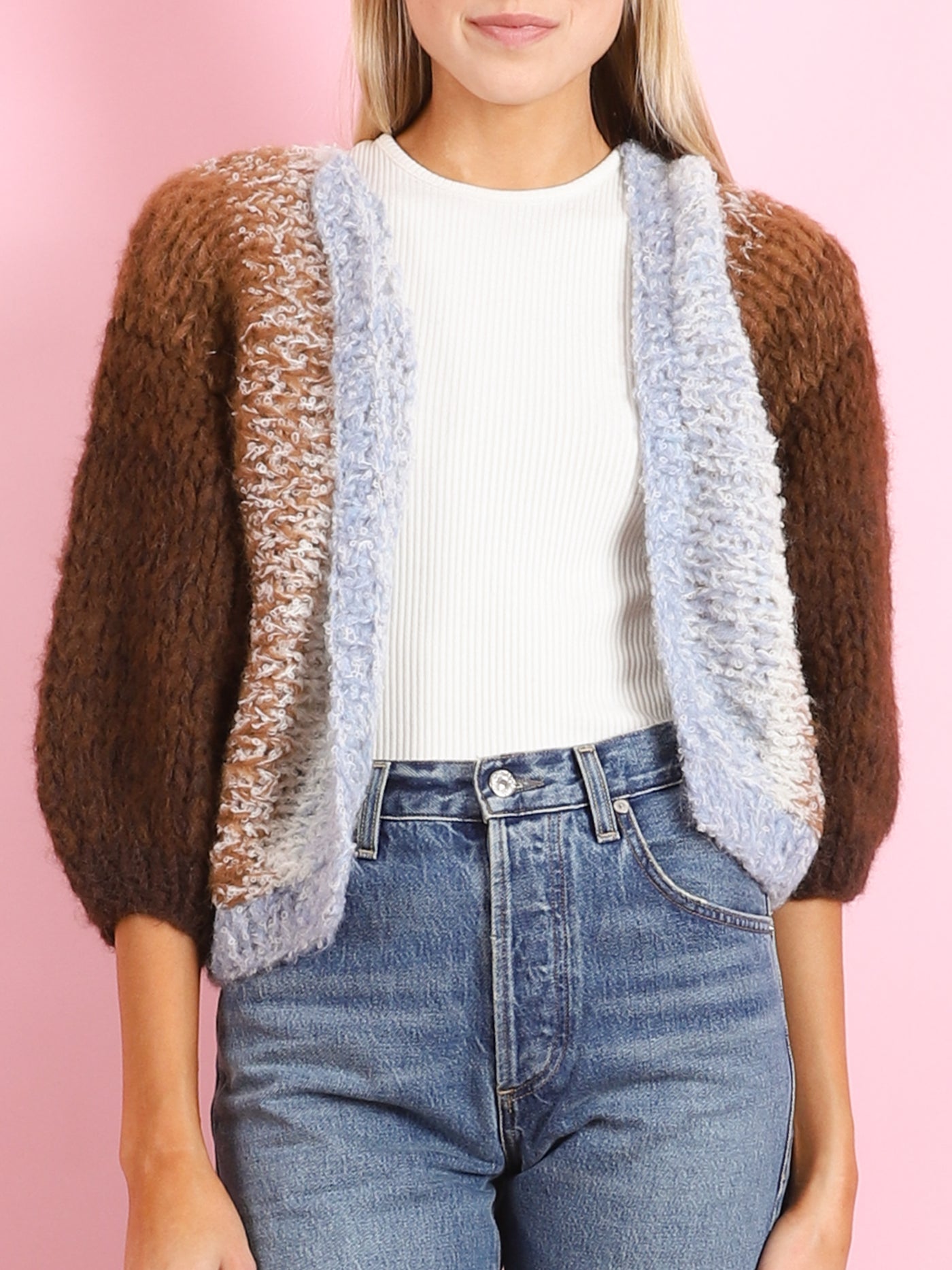 OMBRÉ BOMBER CARDI