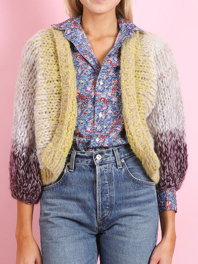 OMBRÉ BOMBER CARDI