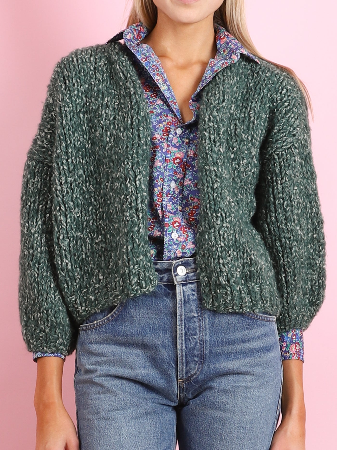 BOUCLÉ CARDIGAN