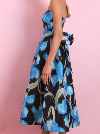 Ingrid Strapless Midi Dress