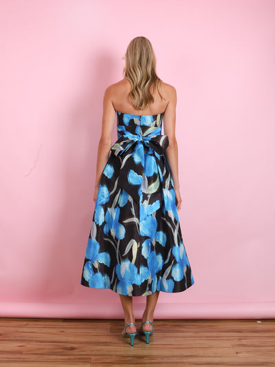 Ingrid Strapless Midi Dress