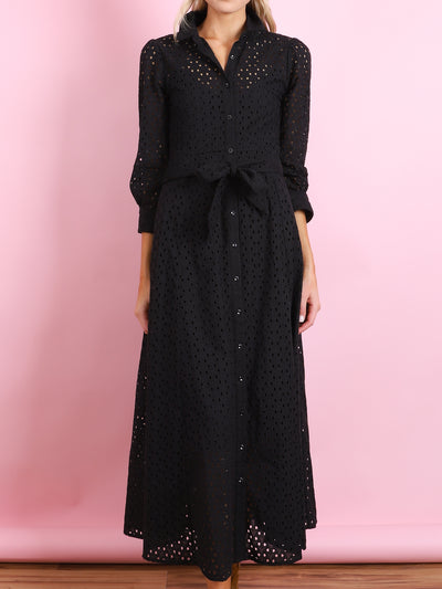 EYELET ELIOT DRESS