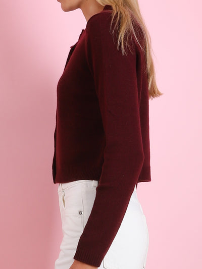 RD CARDIGAN WITH FLOWER