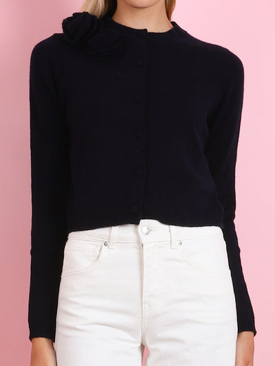 RD CARDIGAN WITH FLOWER
