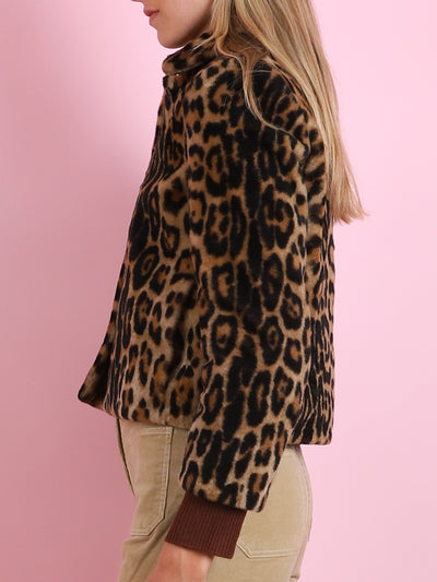 MONTMARTE SHEARLING CROPPED JACKET