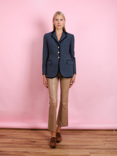 MULTICOLOR PLAID VICTORIA DORSET BLAZER