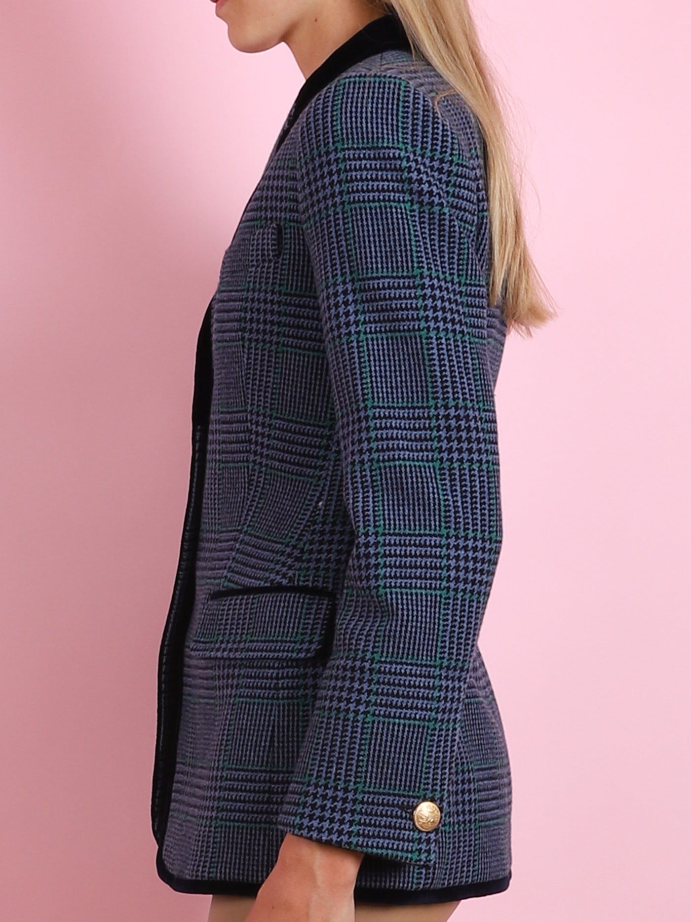 MULTICOLOR PLAID VICTORIA DORSET BLAZER