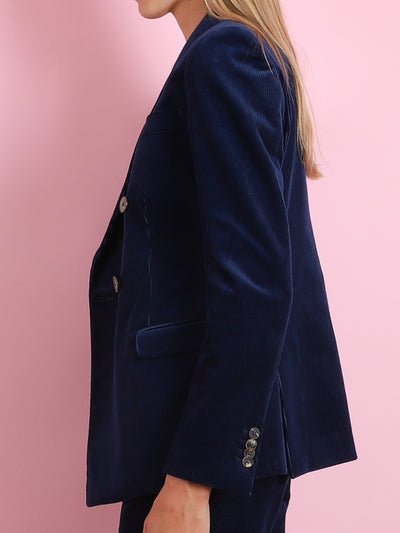 BICE 945 NAVY VELVET BLAZER