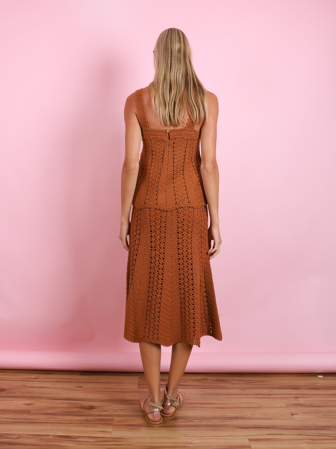 MERINO CROCHET SKIRT