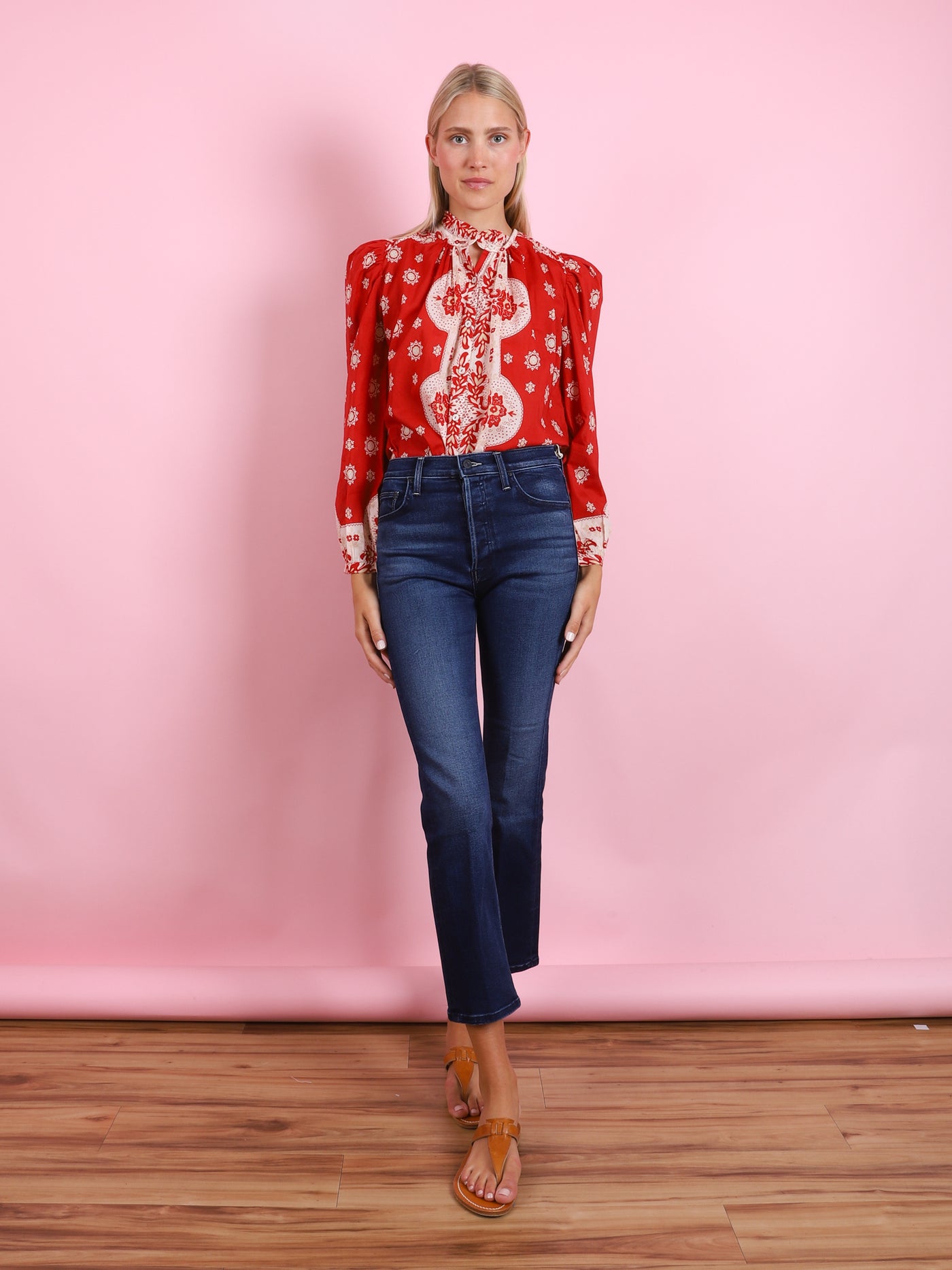 ANNABEL LAVA BANDANA SHIRT