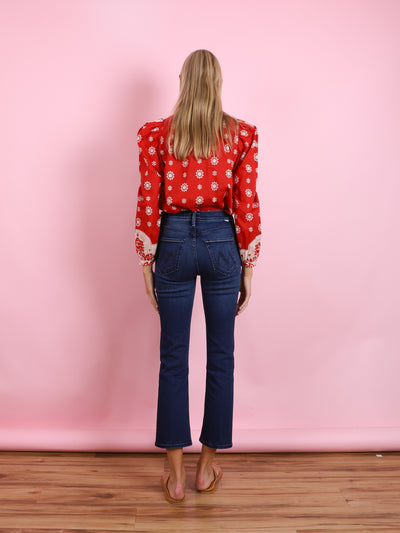 ANNABEL LAVA BANDANA SHIRT