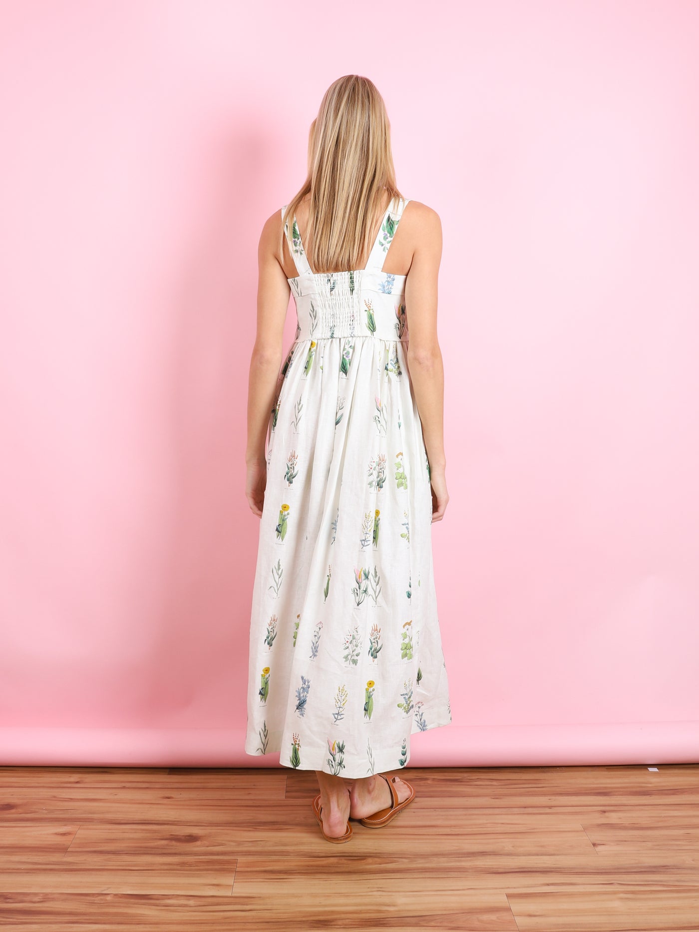 GREENHOUSE FLORAL SUNDRESS