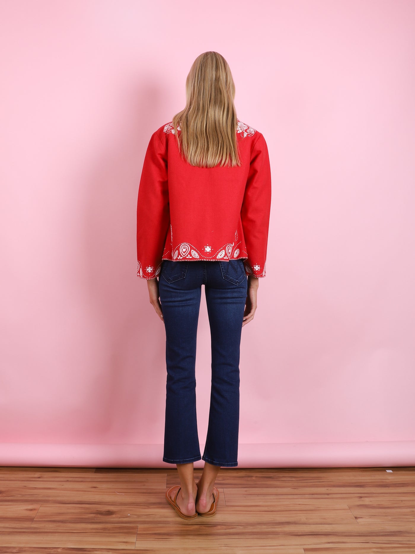 FRANCIS POPPY BANDANA JACKET