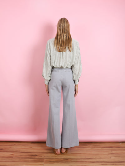 GRAY DENIM PANTS