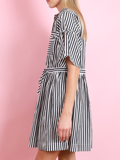 STRIPE FEBE DRESS