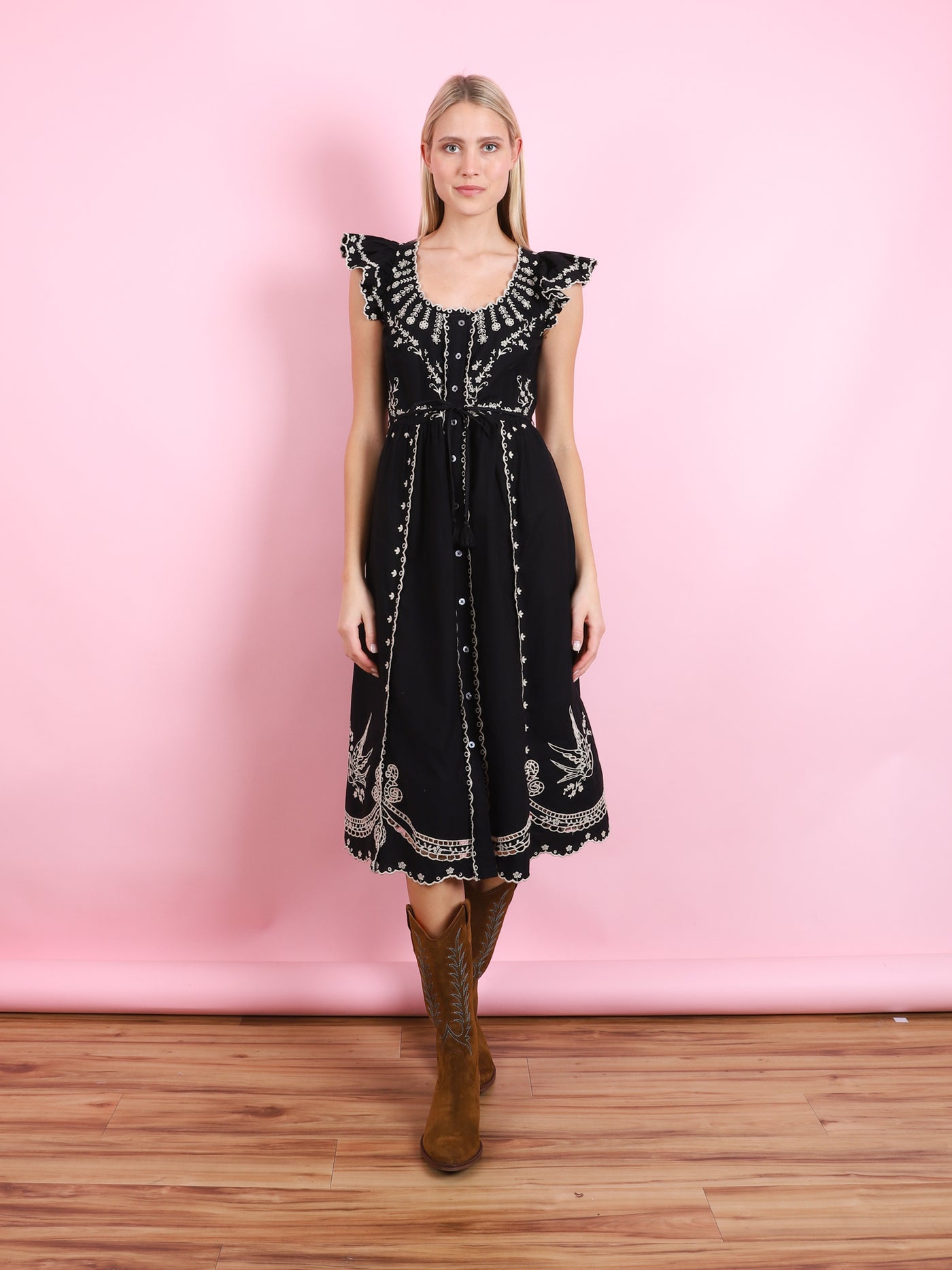 KINGSLEY MIDI DRESS