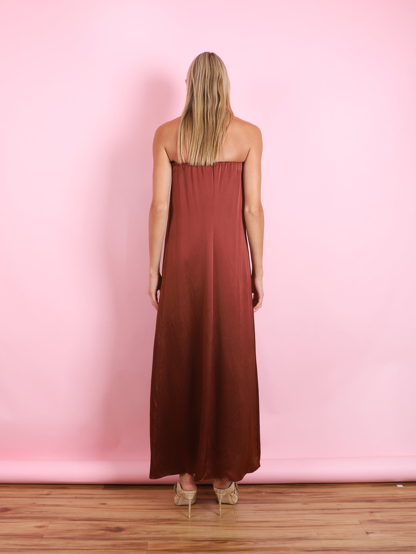 ARDEN B STRAPLESS MAXI DRESS