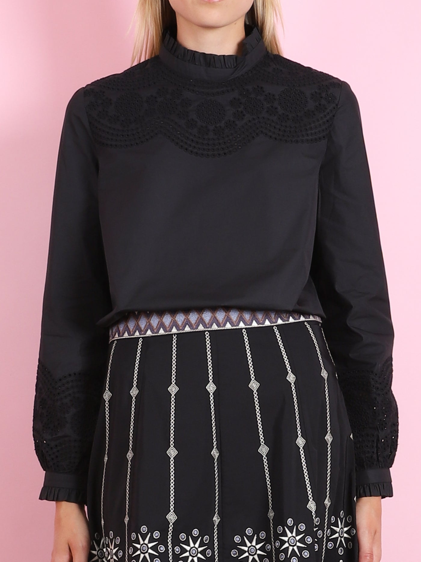 MONA BRODERIE ANGLAISE TOP