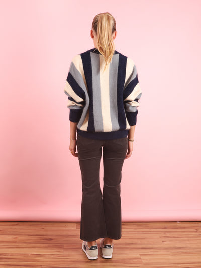 Stripe Slouch Cardi