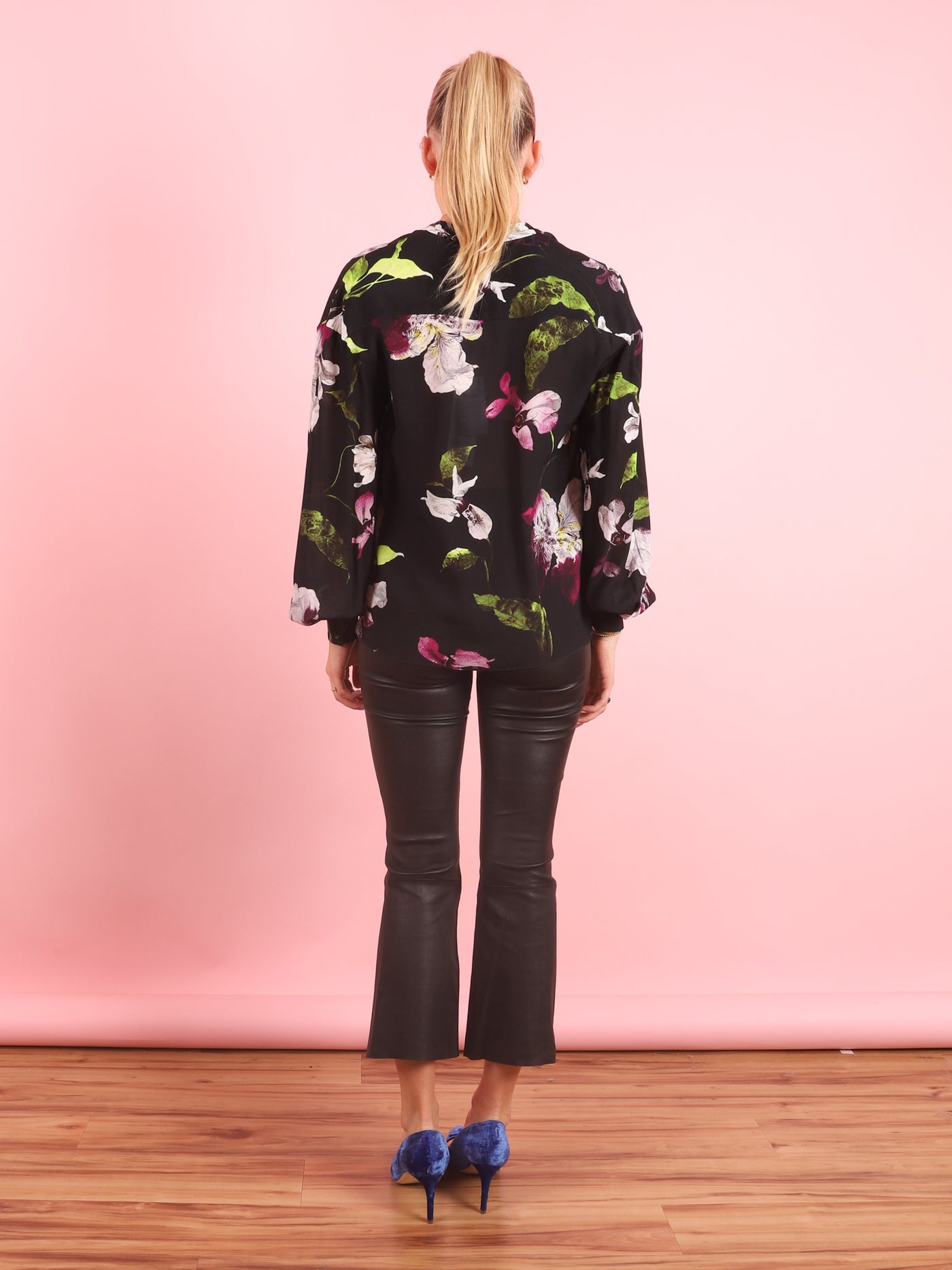 Long Sleeve Floral Blouse