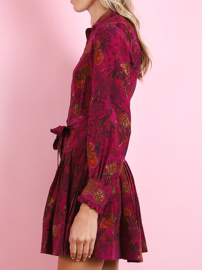 Simona Silk Mini Dress