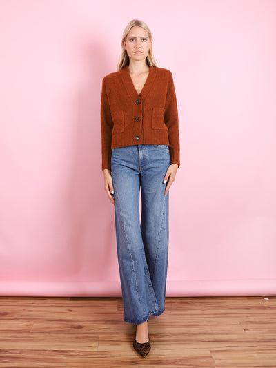V-CARDIGAN WITH POCKETS