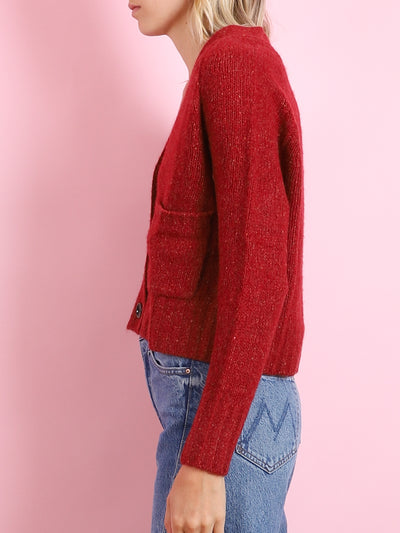 V-CARDIGAN WITH POCKETS