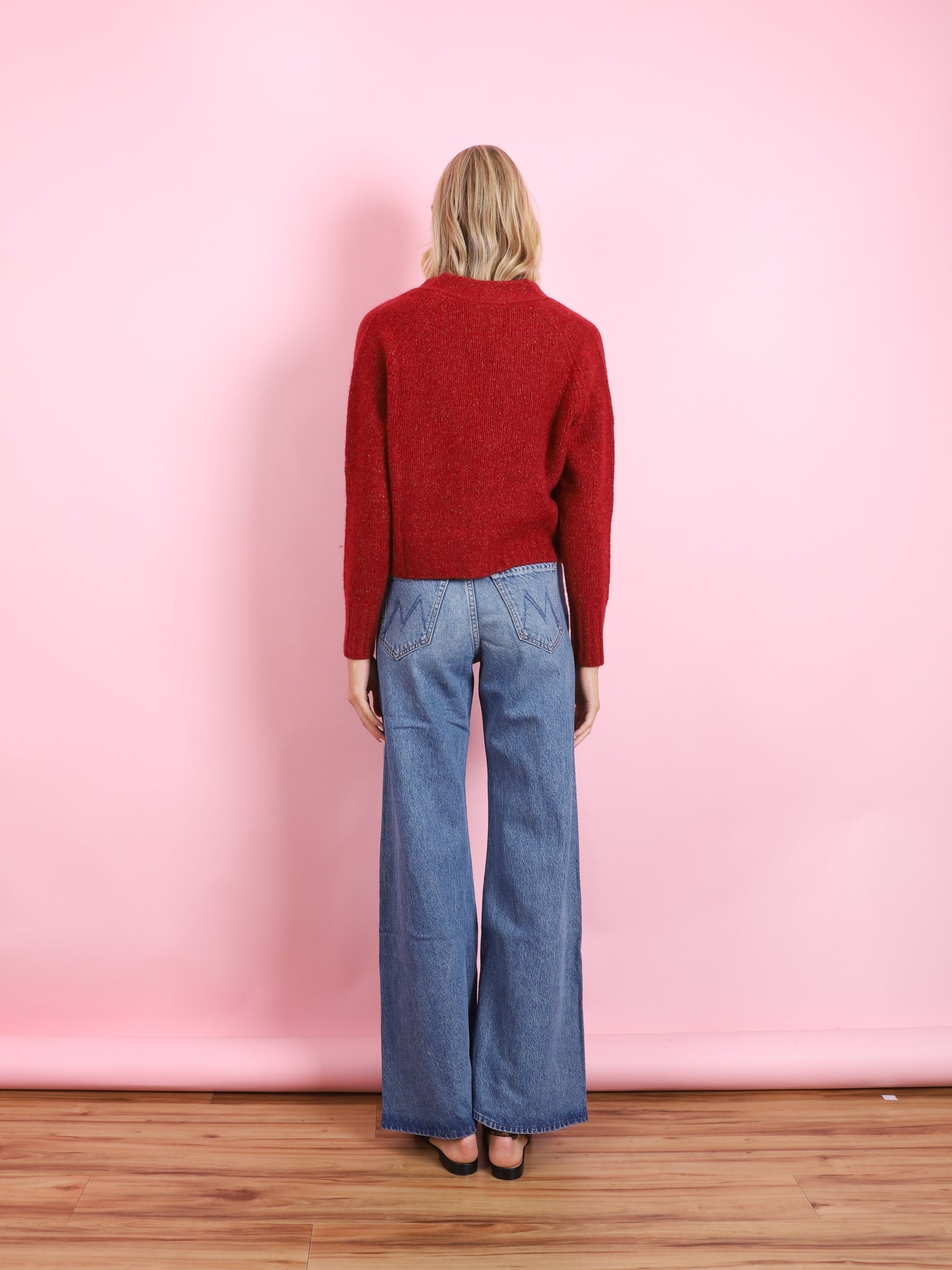 V-CARDIGAN WITH POCKETS