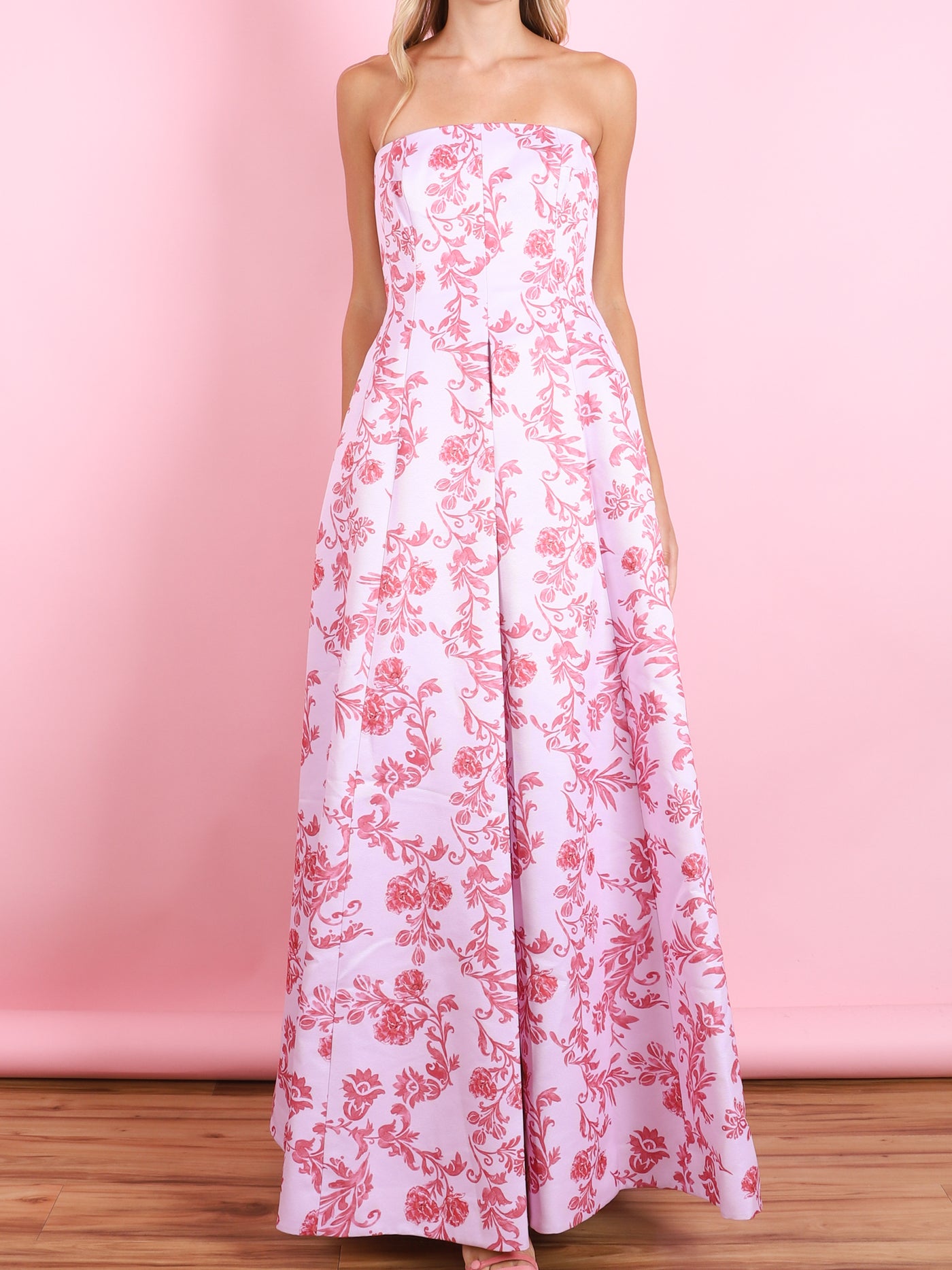 AUCLAIR FLORAL PINK DRESS