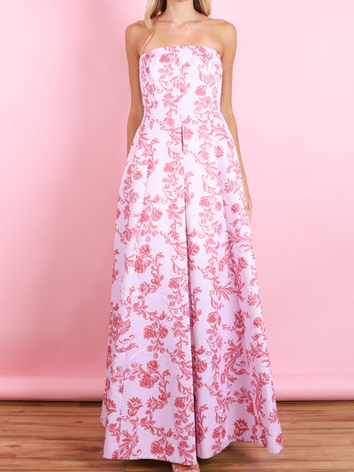 AUCLAIR FLORAL PINK DRESS