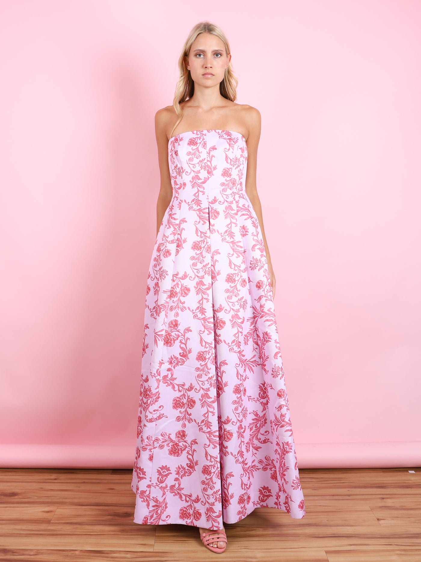 AUCLAIR FLORAL PINK DRESS