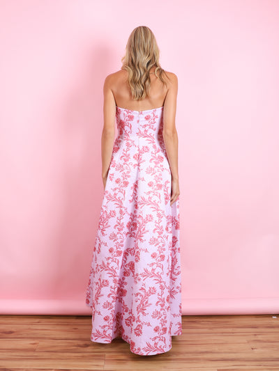 AUCLAIR FLORAL PINK DRESS