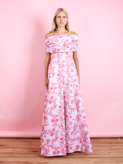 AUCLAIR FLORAL PINK DRESS