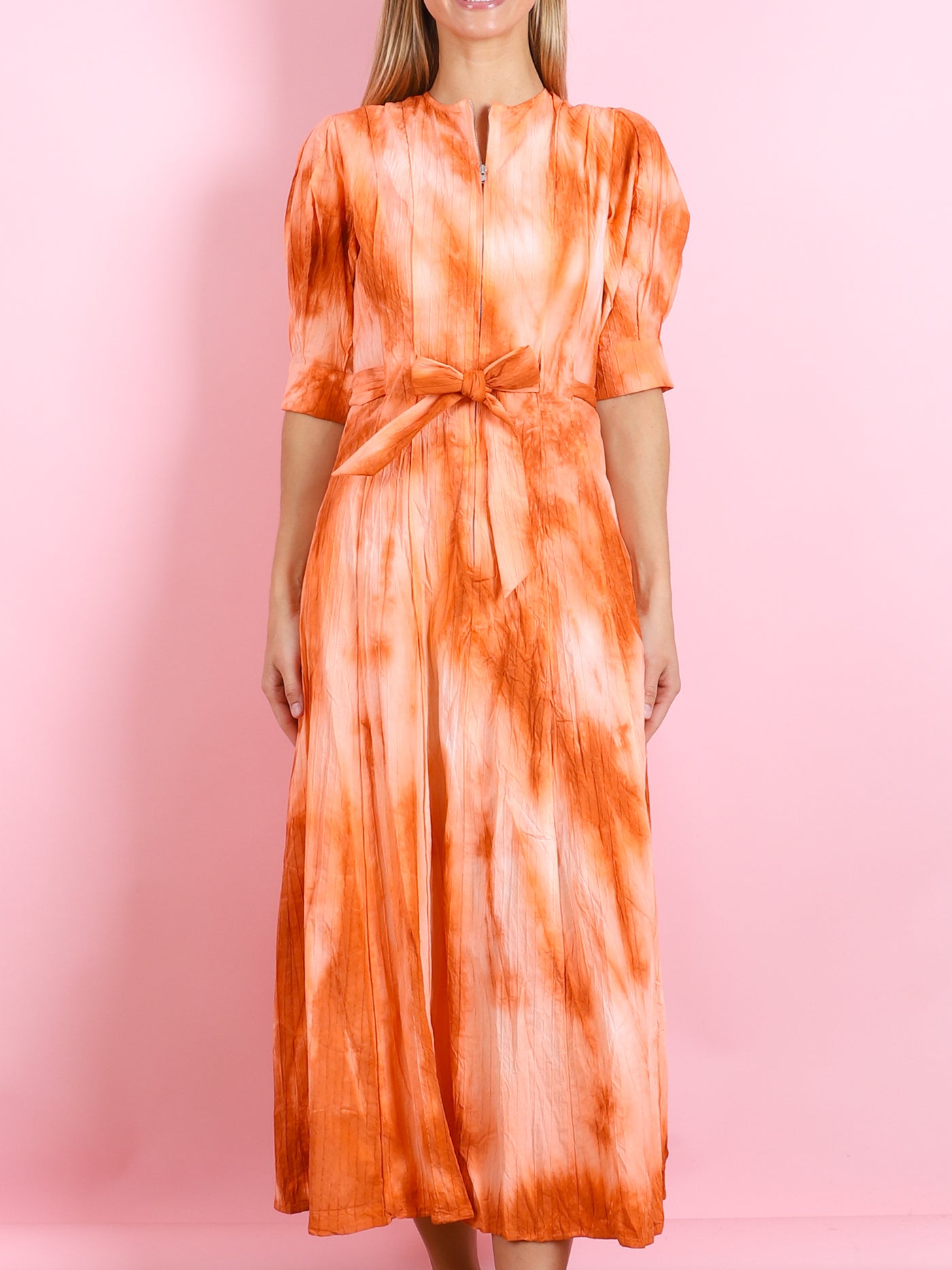 Midi Zipper Dress