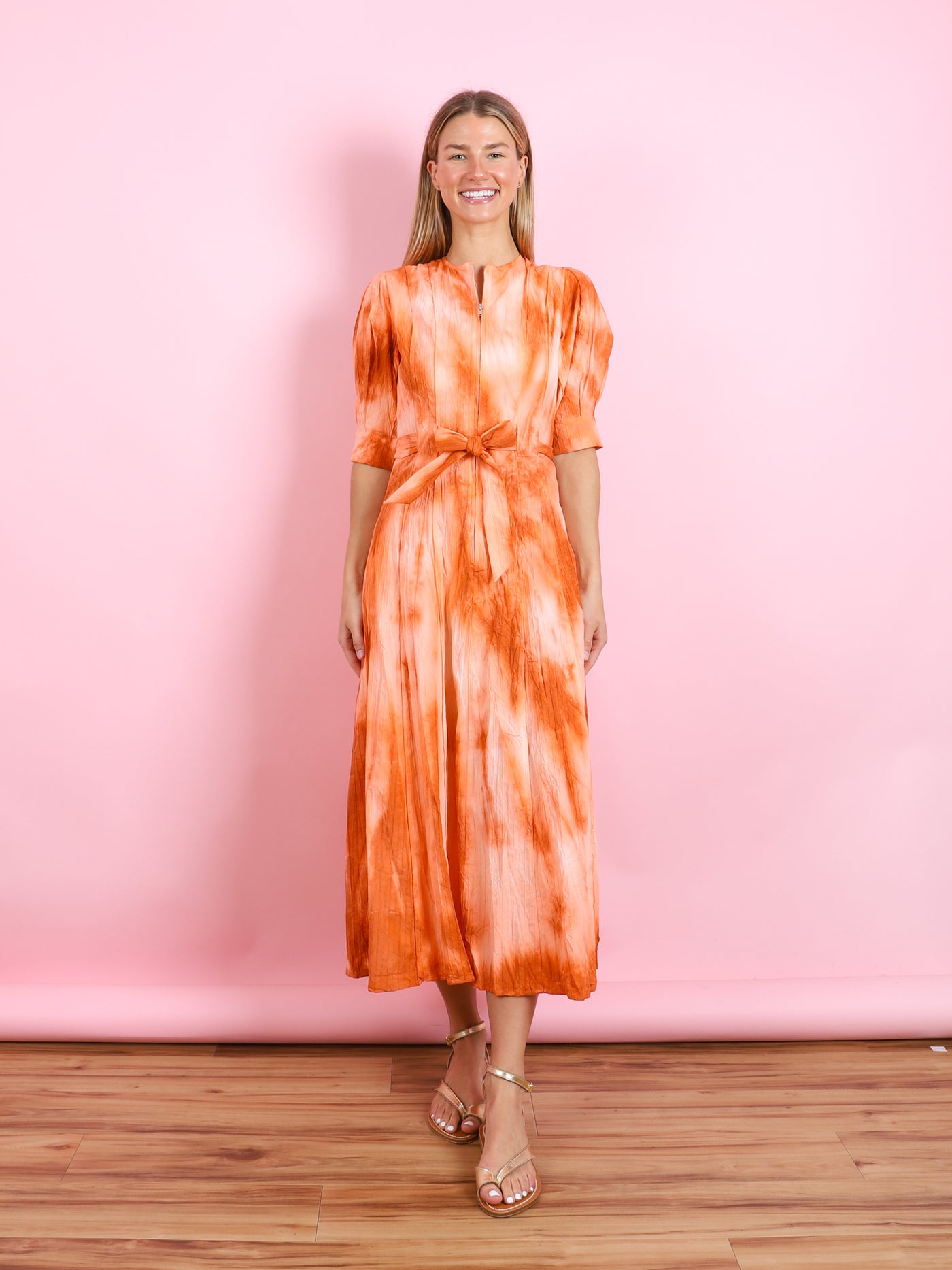 Midi Zipper Dress