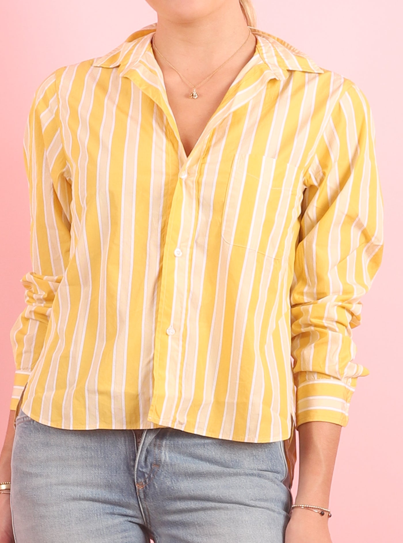 Yellow Stripe Silvio Shirt