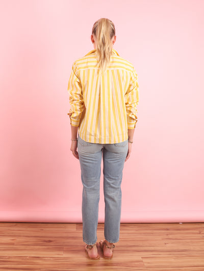 Yellow Stripe Silvio Shirt